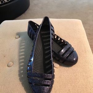 CROCS Shoes - Crocs size 6 navy sparkle CROCS Shoes - Crocs size 6 navy sparkle